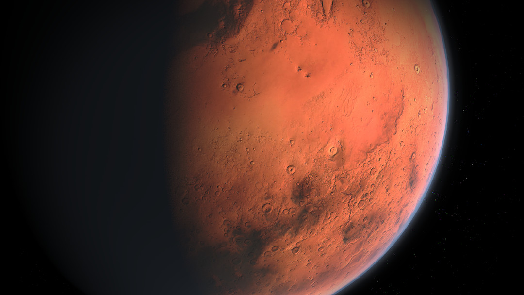 Marte, astronomía, fenómenos, imagen ilustrativa