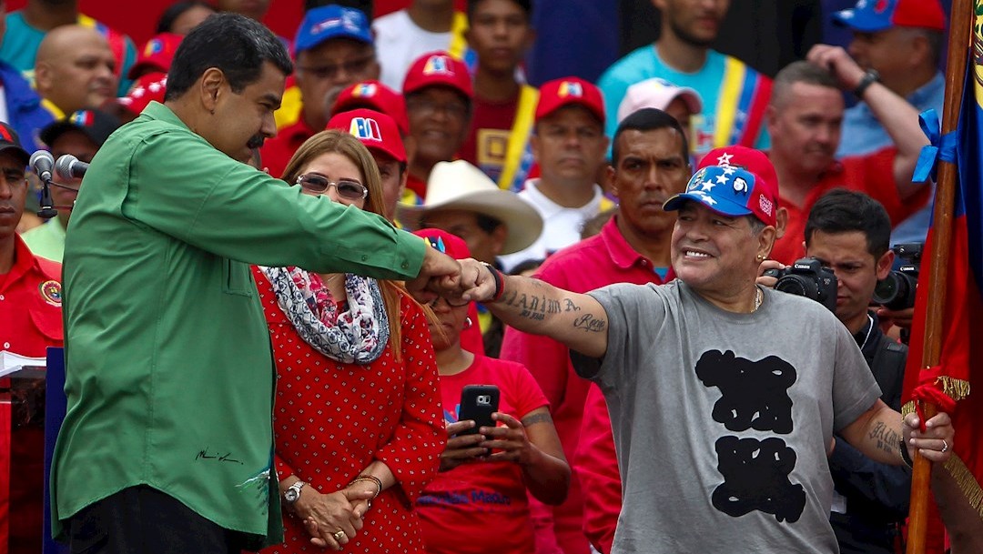 Venezuela homenajeará a Maradona en todas sus plazas públicas